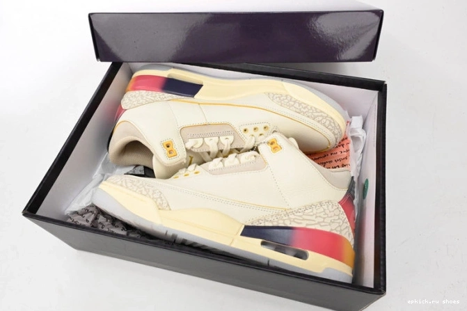 Rep Medellin Balvin FN0344-901 x J Jordan Air 3 Sunset 0820